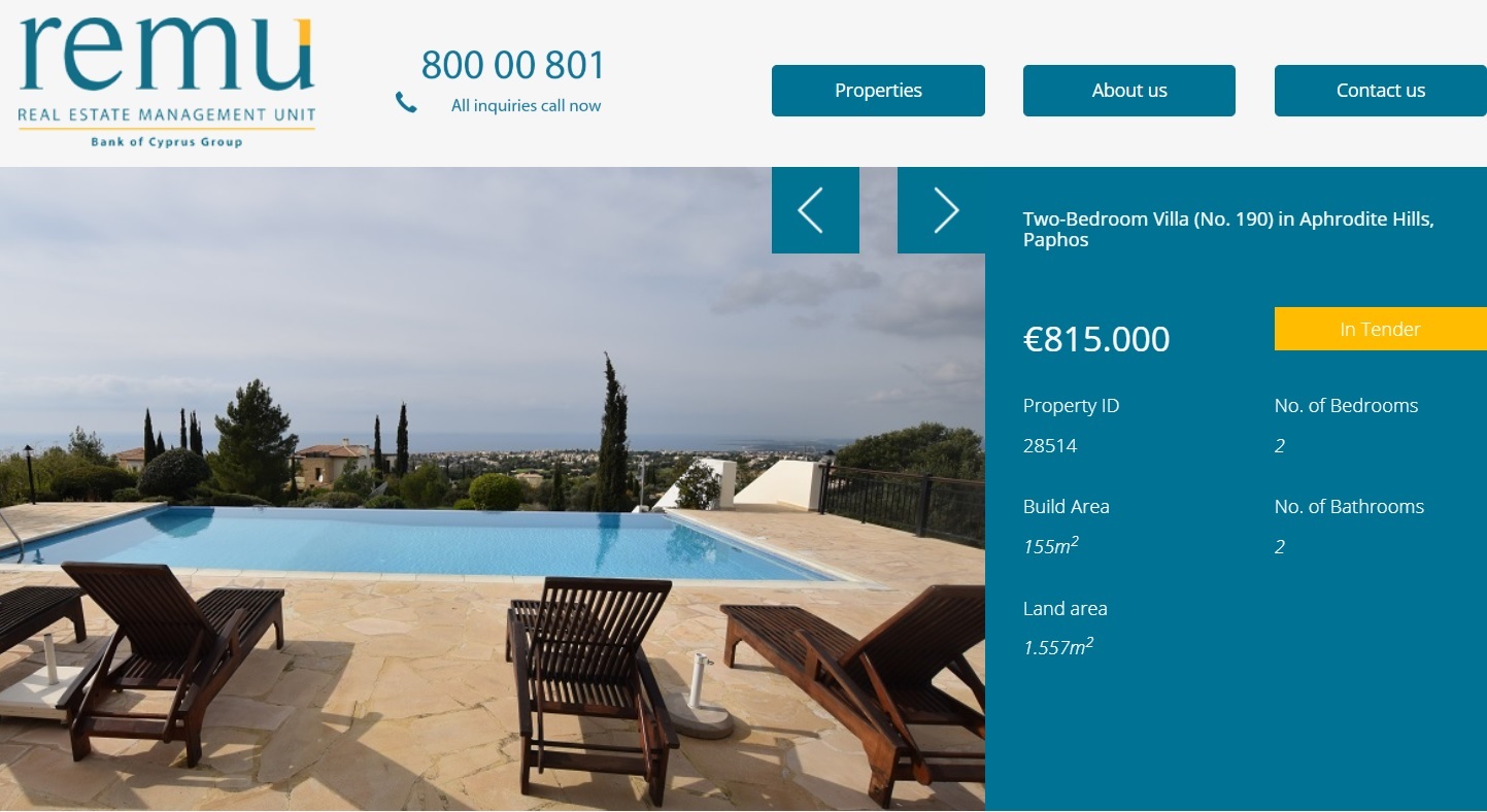 Mortgage property in Cyprus