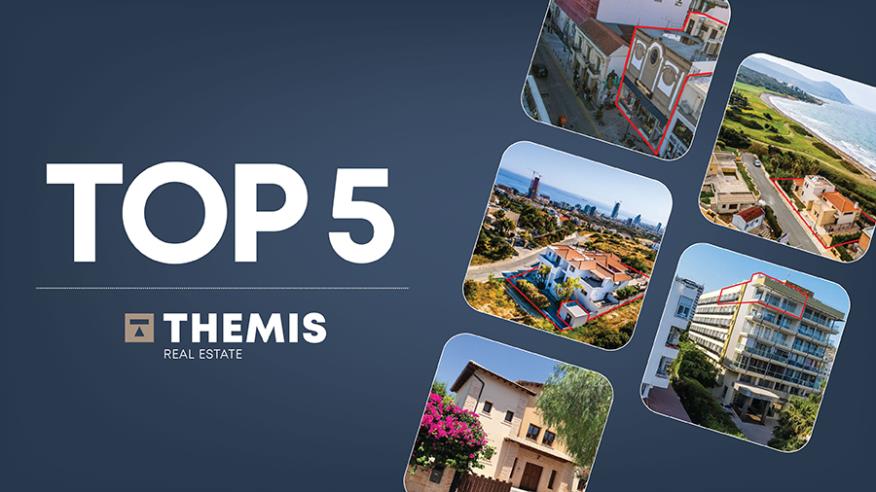 TOP 5 properties in privileged areas from THEMIS REAL ESTATE!