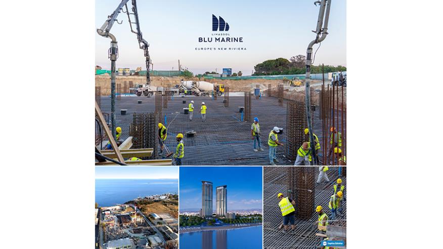 Limassol Blu Marine: Phase A of the residential tower has been completed