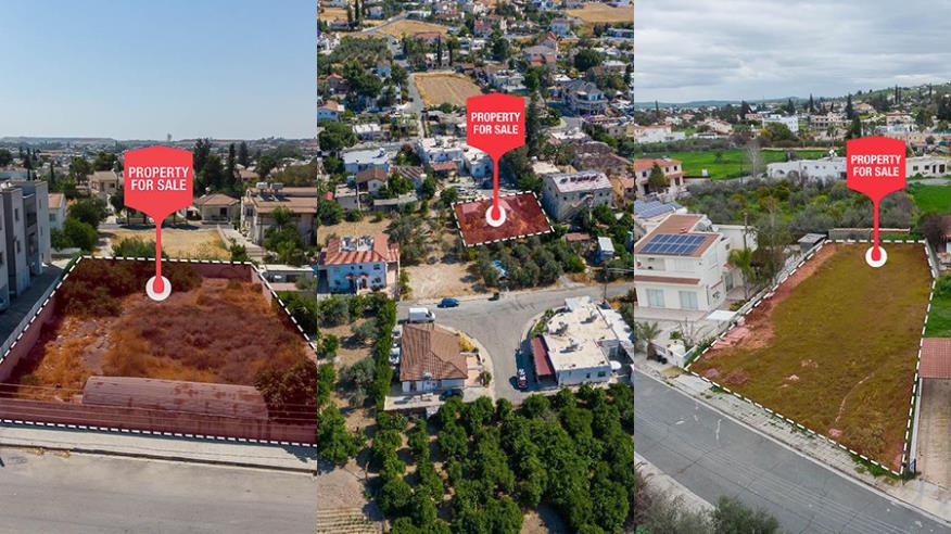 Plots of land, ideal for building a large residence in Dali and Nisos