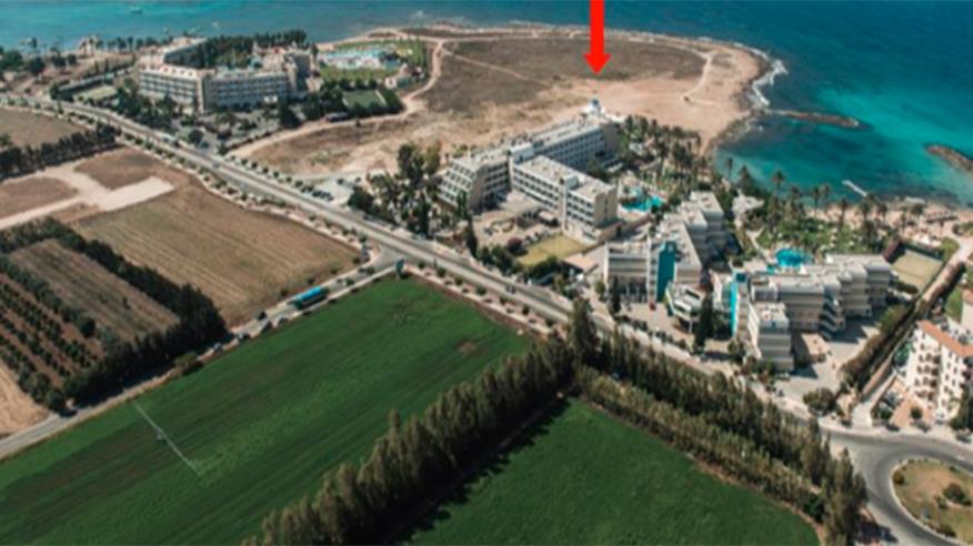 Five-star hotel and two towers of the Archdiocese in Paphos