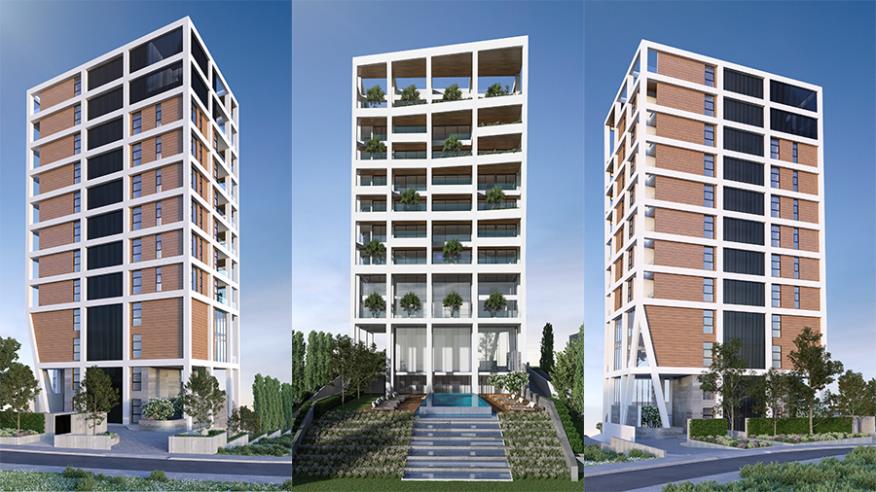 New multi-storey residential development in Limassol