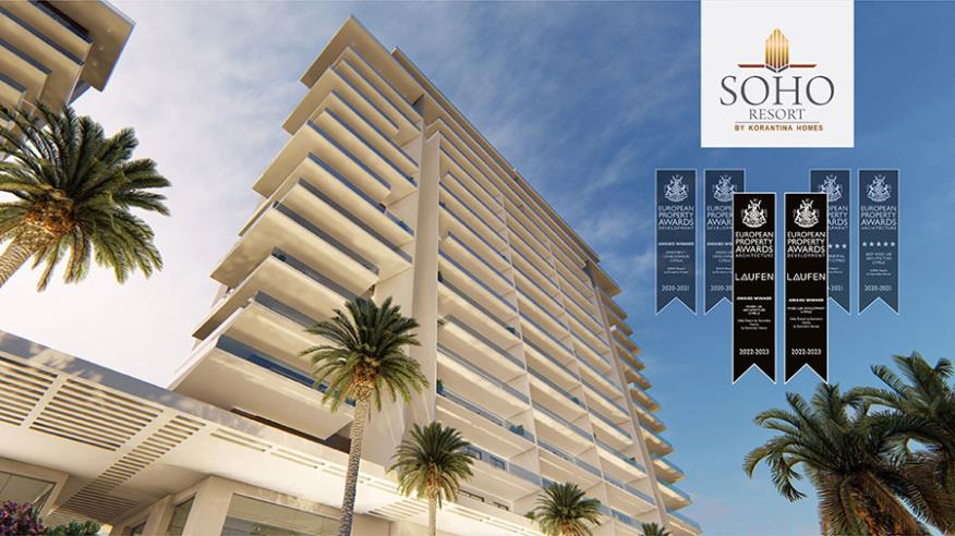 International awards for Soho Resort by Korantina Homes in Cyprus