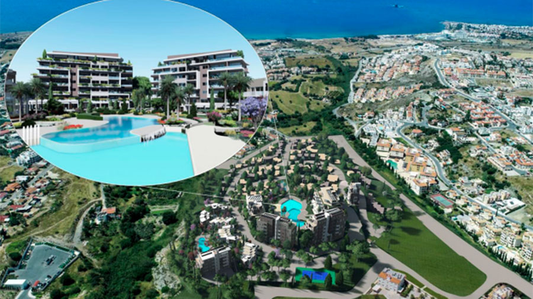 Venus Gardens: New large development with apartment buildings in Paphos