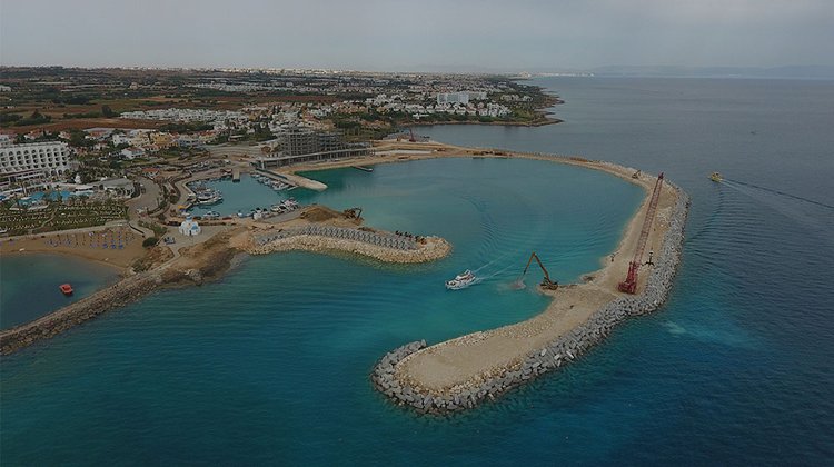 Paralimni Marina: Construction works are running at full speed – Pole of attraction for investors