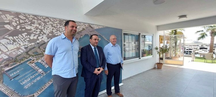 Koumis saw the investors of Marina Larnaca – “The project is in a good phase”