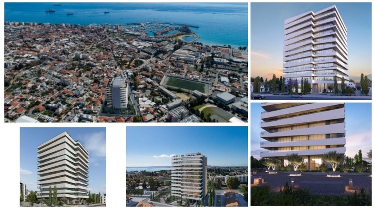 The new tower that will be erected near Limassol Marina