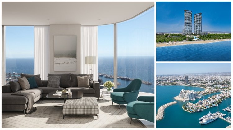 For sale for €12.65 million +VAT the luxury penthouse of Limassol Blu Marine