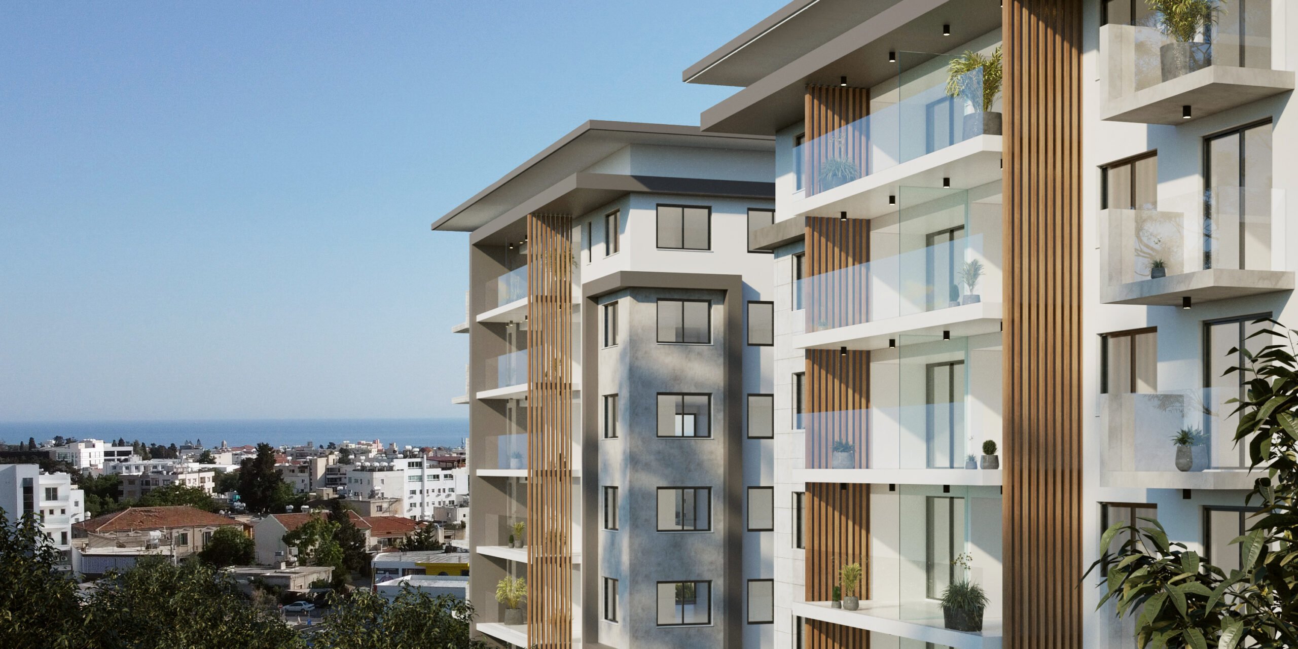 Construction of a new residential complex Elements in Paphos in Color Park