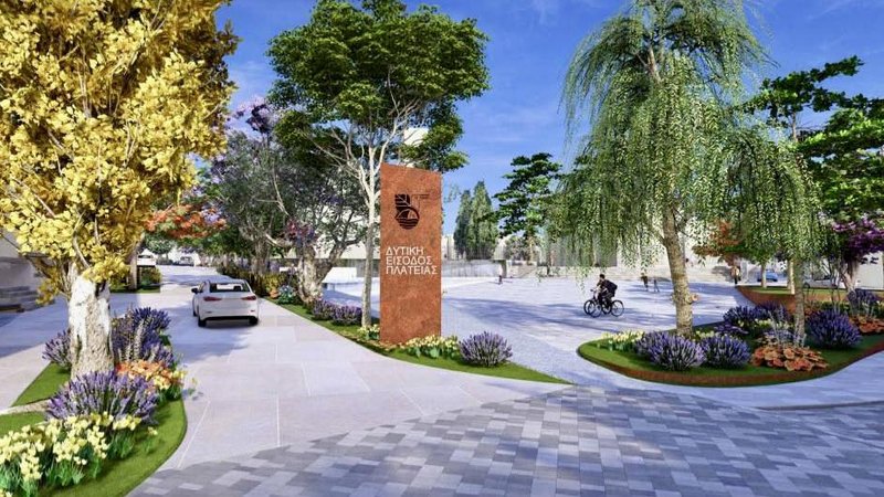 How the center of Paralimni will change : updated infrastructure and public areas