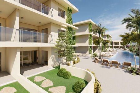 Modern residential complex Rodia Residences with sea views in the Mandria area