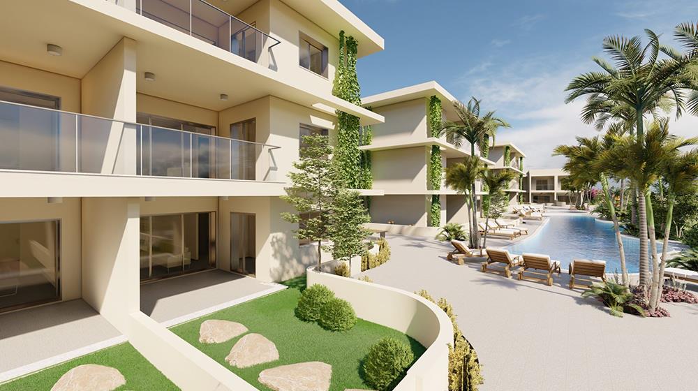 Modern residential complex Rodia Residences with sea views in the Mandria area
