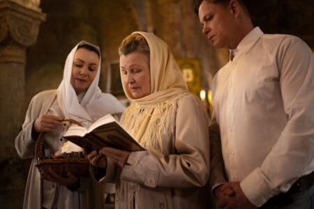 In Peyia, the renovated square near the Church of St. George has been reopened after a complete renovation.