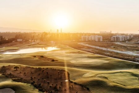 Development of new residential real estate within a golf resort Lanitis Golf Resort