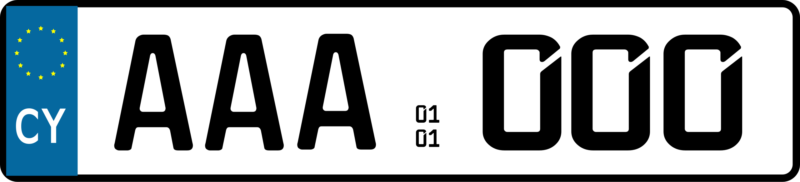 Where and how to get a nice license plate for your car in Cyprus?