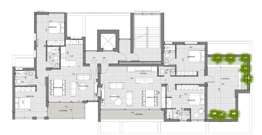 For Sale: Apartments, Germasoyia Tourist Area, Limassol, Cyprus FC-61598 - #4