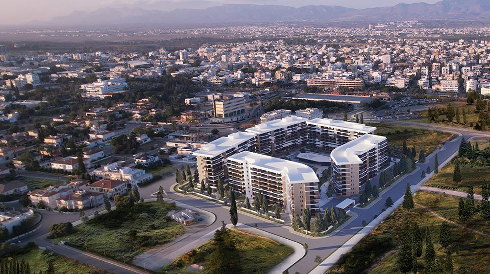 Egkomi Luxury Residential Real Estate Gardens in Nicosia: Cyfield ‘s ‘city within a city’ concept