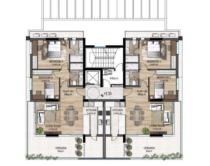 For Sale: Apartments, Agioi Omologites, Nicosia, Cyprus FC-62549 - #10