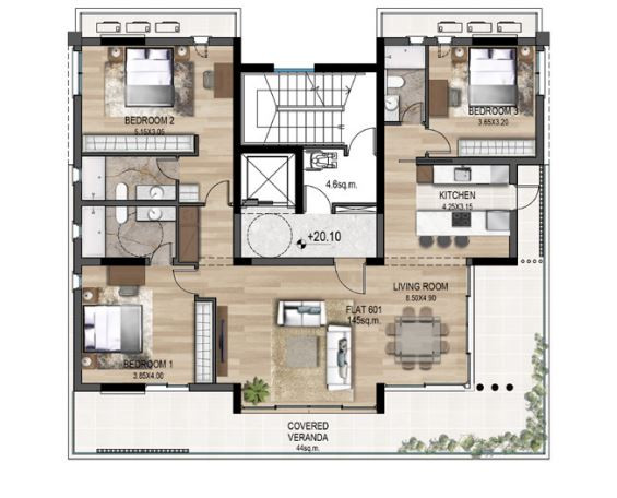 For Sale: Penthouse, Agioi Omologites, Nicosia, Cyprus FC-62552 - #10