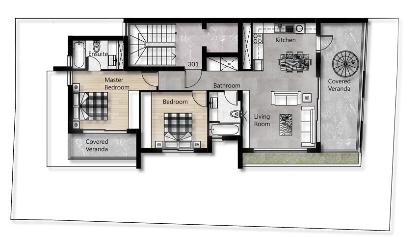 For Sale: Penthouse, Mesa Geitonia, Limassol, Cyprus FC-62747 - #6 For Sale: Penthouse, Mesa Geitonia, Limassol, Cyprus FC-62747 - #6