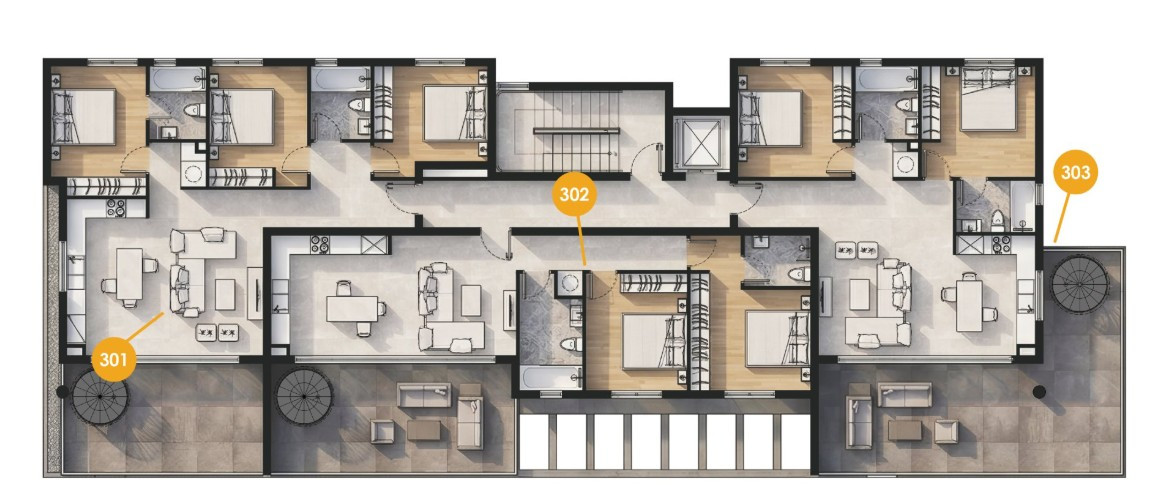 For Sale: Penthouse, Oroklini, Larnaca, Cyprus FC-62967 - #12