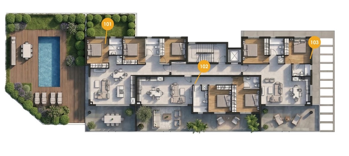 For Sale: Apartments, Oroklini, Larnaca, Cyprus FC-62968 - #12