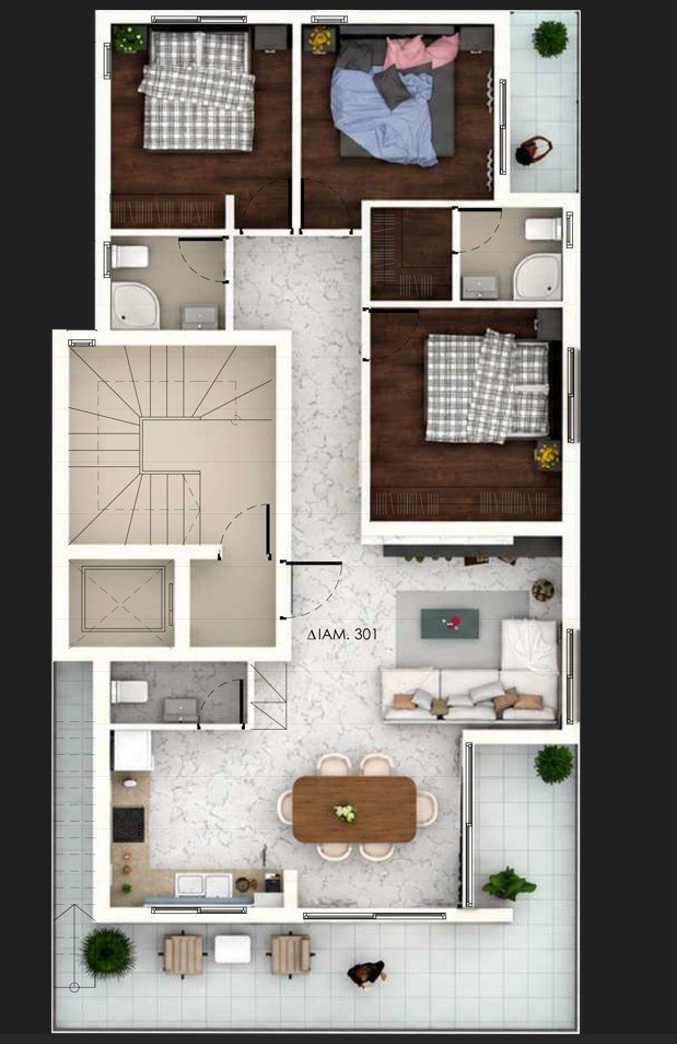 For Sale: Penthouse, Kamares, Larnaca, Cyprus FC-63940 - #16