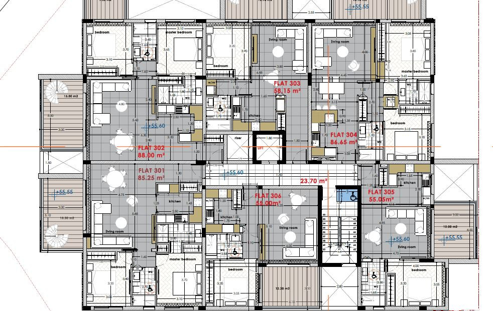 For Sale: Apartments, Petrou kai Pavlou, Limassol, Cyprus FC-64153 - #4 For Sale: Apartments, Petrou kai Pavlou, Limassol, Cyprus FC-64153 - #4