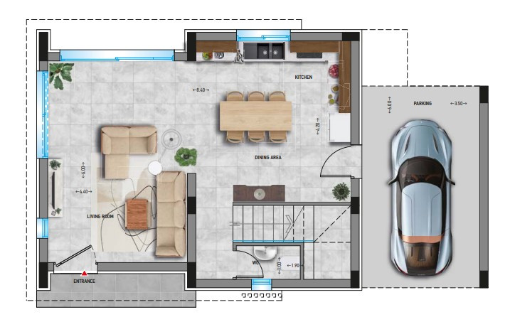 For Sale: Detached house, Paralimni, Famagusta, Cyprus FC-64376 - #18
