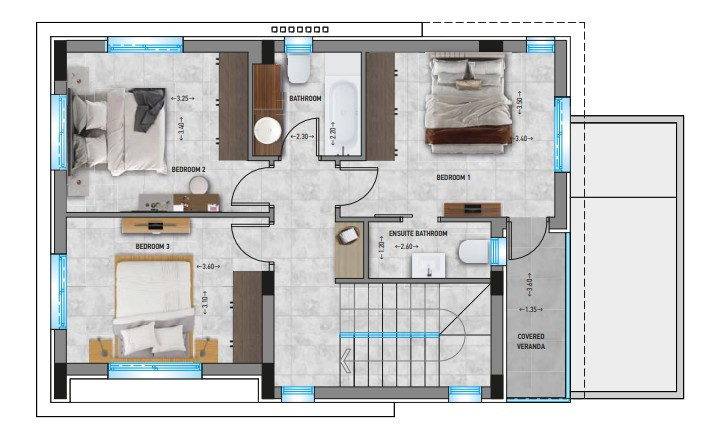 For Sale: Detached house, Paralimni, Famagusta, Cyprus FC-64376 - #19